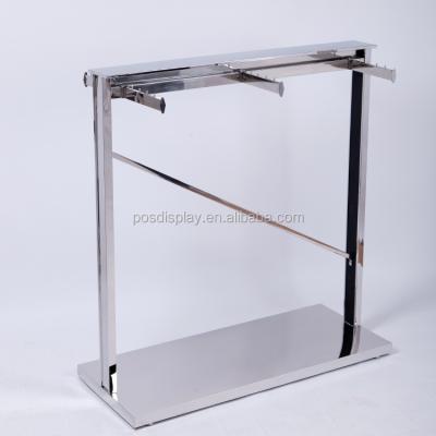 China Single Garment Rack Metal Clothes Rack Free Standing For Entrance / Clothing Store S930 for sale