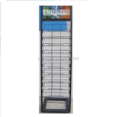 China Metal Fabric Store Show /Fabric Metal Display Rack /Carpet Cover Display Rack for sale