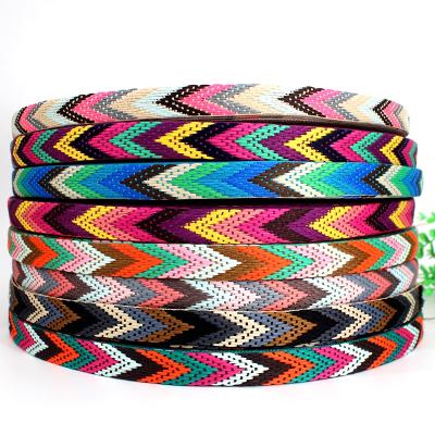 China National 22mm Viable Color Jacquard Ribbon Clothing Shoes Hats Bags Accessories Manufacturers Supply Directly for sale