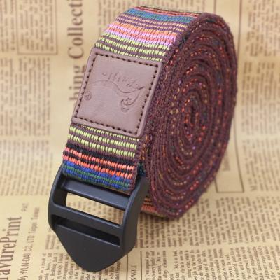 China Polyester Yoga Belt With Strap Buckle Yoga Stretch Belt Yoga Strap 240cm for sale