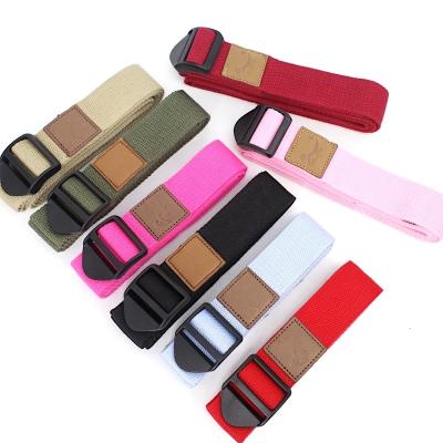 China Custom Polyester 3.8cm Workout Bands Bodybuilding Product Exercise Yoga Strap Fitness Equipment Other Accessories for sale