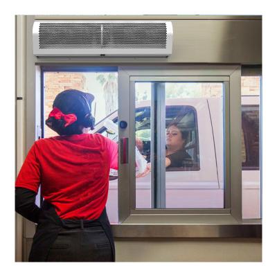 China Wholesale Price Hotels HX 900mm 36Inch 13m/s Small Powerful Quiet Body Commercial Electric Air Curtain For Drive Through Window for sale