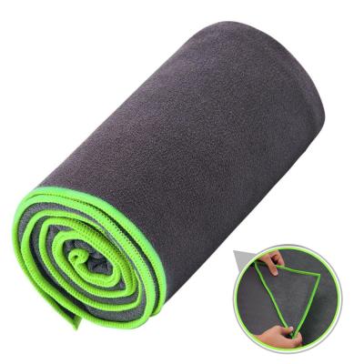 China Wholesale Microfiber Gym Sport Yoga Mat Small Hand Towel Non Slip Compressed for sale