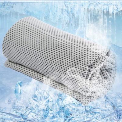 China Compressed Instant Ice Cool Microfiber Sport Frogg Toggs Cooling Towel for sale