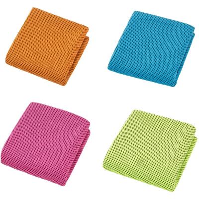 China Compressed Summer Microfiber Outdoor Fitness Working Fishing Camping Sports Instant Ice Cooling Towel for sale