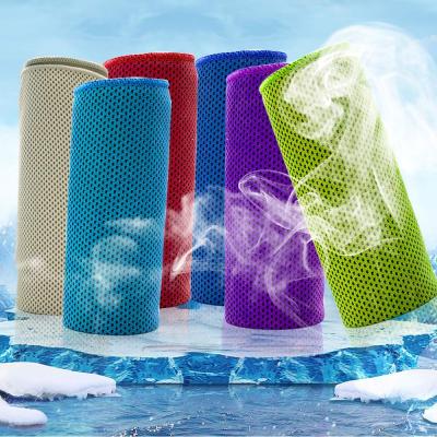 China NEW Compressed Feel Icy Beach Drying Yoga Mat Cooling Towel Travel Sports Swimming Bath Body for sale