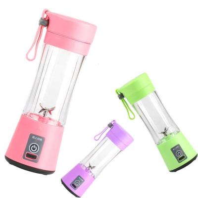 China Car Juice Maker Juicer Cup Electric USB Rechargeable Blender 380ml Bottle for sale