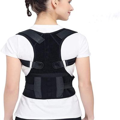 China Antibacterial Adjustable Waist Neoprene Back Support Brace Belt Posture Corrector for sale