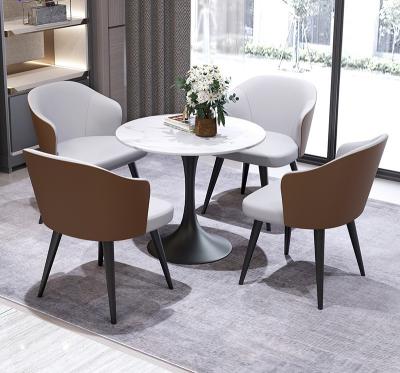 China Environmentally Friendly Modern luxury reception area office table and chair set for sale