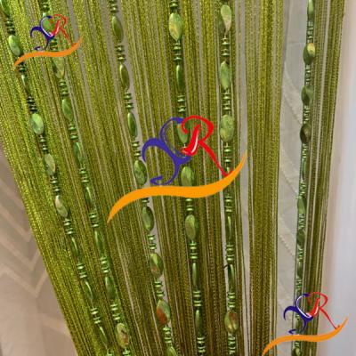 China Modern High Quality Fringe Tassel Curtain String Curtains String Curtain Divider With Bead for sale