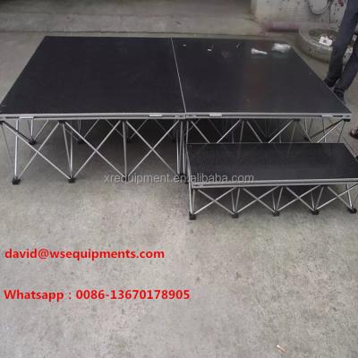 China Concert TUV Easy Setup Strong Foldable Stage 3' x 3' With Folding Leg 32