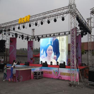 China Aluminum Alloy TUV Speaker Truss Aluminum System / Truss Structure 400mm For Stage Shows for sale