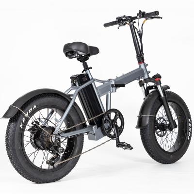 China Aluminum alloy 48v 500w city fat foldable ebike electric bike for sale