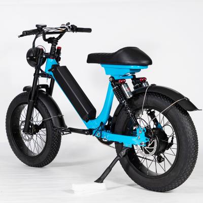 China Alloy Motor 500W Fat Tire Lithium Battery Electric Bike Bicycle Aluminum Motorcycle for sale