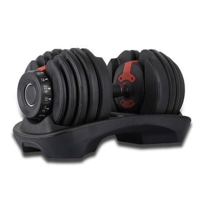 China Hot Selling Home Use Gym Equipment Home Weight 20 Kg 24 Kg Adjustable Dumbbells for sale