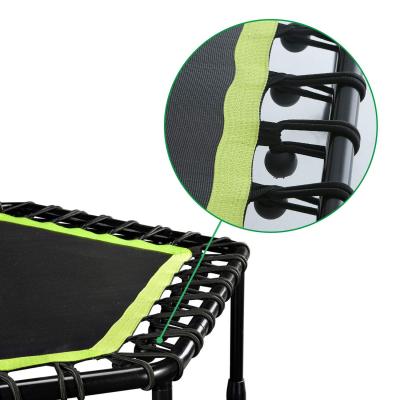 China Without Net Home Exercise Equipment Gym Use High Quality Indoor Trampoline Fitness Protector Mini Net With Handrail for sale