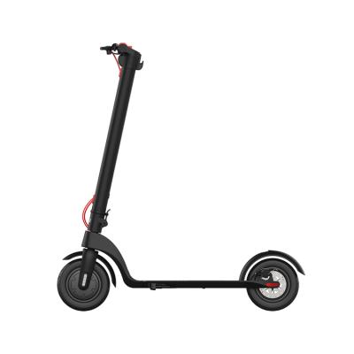 China Unisex the fine quality X7 10 inch folding scooter aviation aluminum alloy foldable electric scooter for sale