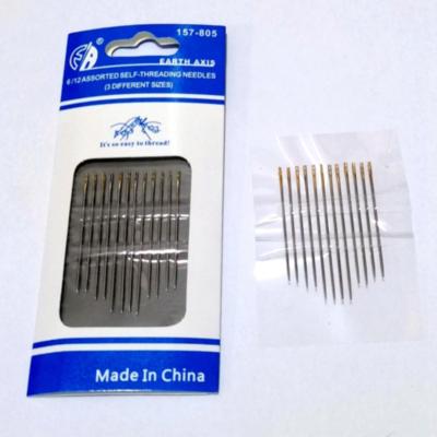 China Durable Big Eye Hand Sewing Needles Wholesale Stainless Steel Sewing Blunt Embroidery Needle for sale