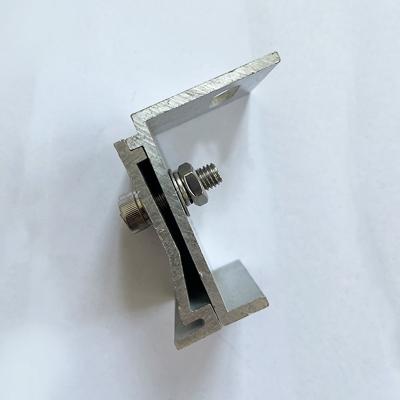 China PV Solar Panel Clamp Mount Aluminum Solar Roof Mounting Clamp for sale