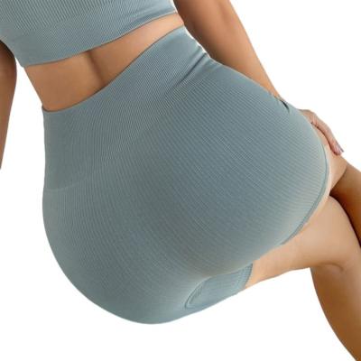 China Wholesale Breathable Fitness Leisure Solid Color Women Yoga Sport Shorts Training for sale