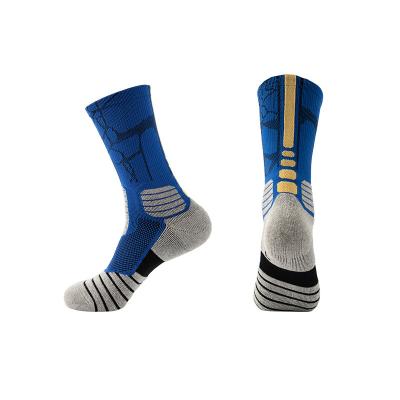 China Anti-Foul Cushion Custom Logo Athletic Cycling Socks Basketball Nylon Running Sports Socks Mens for sale