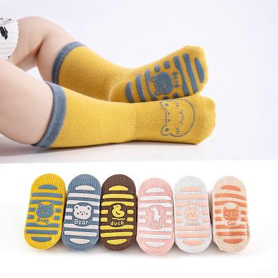 China Autumn Baby Newborn Socks Breathable Non Slip TODDLER SOCKS Cool Medium Floor Tube Socks for sale