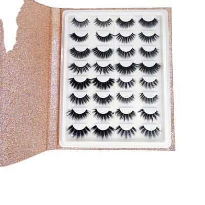 China Natural soft 3d mink eyelashes custom packaging lahes seller lahes glamorous mink 3d eyelash vendor customized boxes pink gold glitter case for sale