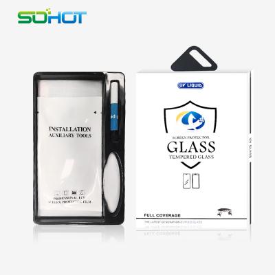 China Mobile Phone 3D Liquid UV Glue Tempered Screen Protector Tempered Glass for sale