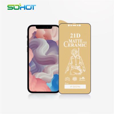 China Mobile Phone Factory Directly Sell Shockproof Anti-scratch Ceramic Matte Screen Protector for sale