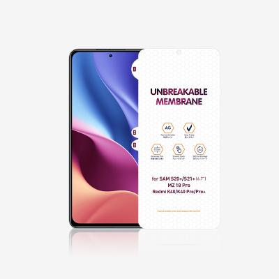 China Explosion-proof Diamond Hydrogel Invisible Shatterproof Film Mobile Phone Nano TPU Liquid Soft For Redmi K40 K40PRO Front Screen Protector for sale