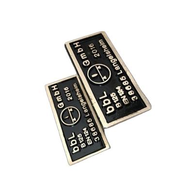 China China Brass / Bronze Casted Equipments Brand Plate / Name Plate for sale