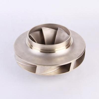 China Boats Lost Wax Casting CNC Machining High Precision Die Brass Cast Parts , Bronze Impeller For Pump for sale