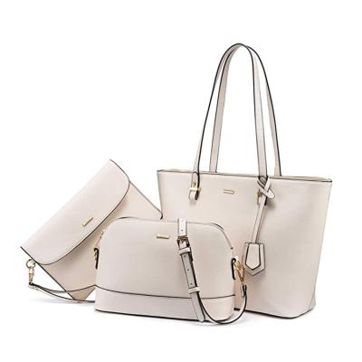 China Fashion Women Handbags 3Pcs/Set Women's Handbags Purses Purses Custom Private Label for sale