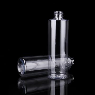 China BEAUTY PACKAGING 300ml 400ml 500ml 650ml Cylinder Shape PET Bottles For Beauty Packaging Customized Colors Acceptable for sale