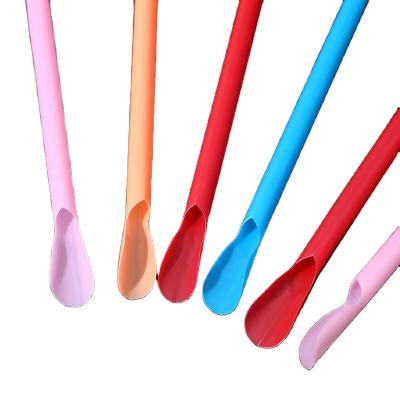 China Food PLA PBAT Eco-Friendly Biodegradable Plastic Disposable Drinking Straw for sale