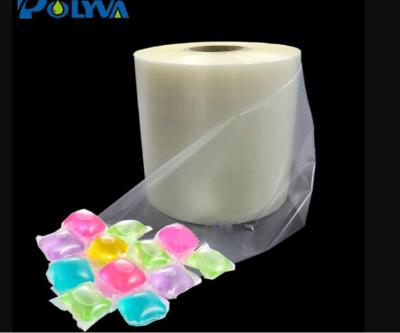 China Water soluble eco-friendly cold wate pods laundry detergent pva soluble film for sale