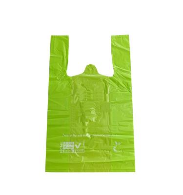 China PLA PBAT BIODEGRADABLE ECO-FRIENDLY CORN STARCH COMPOSTABLE PLASTIC SHOPPING BAGS for sale