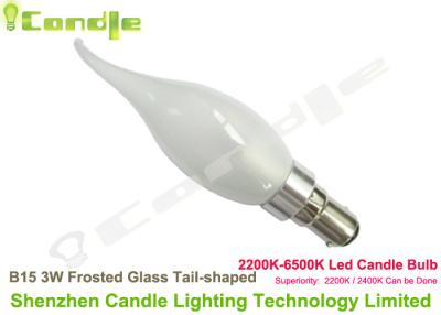 China Subway Station Dimmable Led Candle Lamp 4500k 6500k ,  B15 Led Candle Bulb for sale