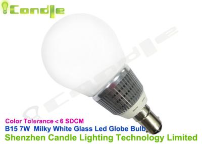 China 550lm - 750lm B15 7w 360 Led Bulb 3000k with Aluminum Clear Glass Cover for sale