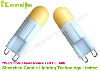 China Dimmable G9 LED Bulb 2w Remote Fluorescence Diffuser , 25000Hour Long Lifespan for sale