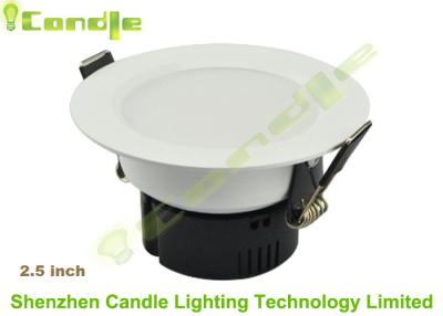 China Hohe Leistung 2,5 Zoll Cree führte Downlights vertieftes ≥ 80 Ra 5W 3000K zu verkaufen