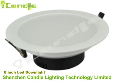 Κίνα Δροσίστε το λευκό 12 Watt 155mm οδηγημένο Dimmable Downlights 6 ίντσα Ip44, 50000 ώρες προς πώληση