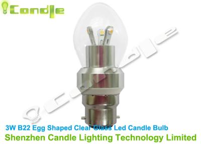 China Natural White Christmas 3 Watt Dimmable Led Candle Bulbs B22 For Exhibition Hall for sale