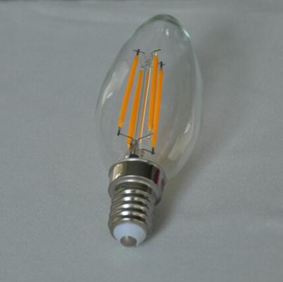 China 4W E14 LED Filament Bulbs With High Luminous Efficiency For Indoor Lighting for sale