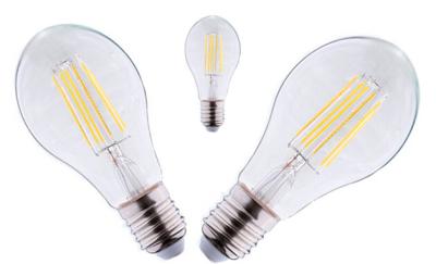 China modern E27 A60 8w led filament bulb light 6500k  with CE ROHS approval for sale