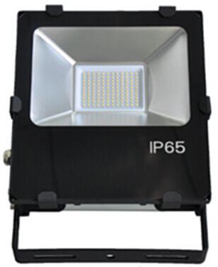 China IP65  Ra 80 120W outdoor Led Flood Light  with 2700K - 6500K black color for sale