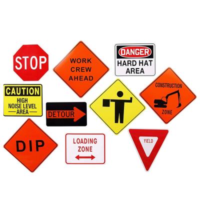 China Warning Sign Road Sign Wall Decals, Street Sign Wall Stickers Stop Caution Construction Sign for sale