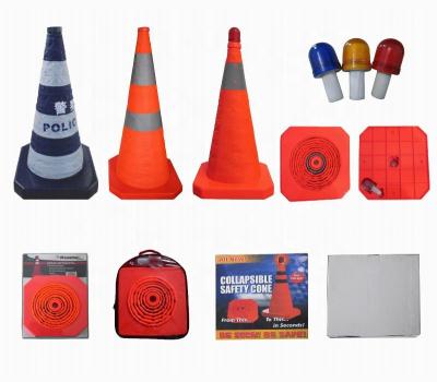 China Portable ABS or PP hot sale 45cm height highly reflective traffic cone with ABS base for sale