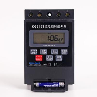 China KG316T 25A 220V Relay Digital LCD Operate Timer Programmable Hour Switch for Light KG316T for sale