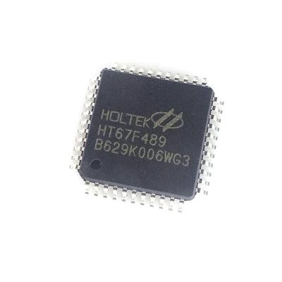 China / cost-effective 16 bit EEPROM a/d + flash lcd mcu chip, integrated circuit, electronic components with single HT67F489 LQFP-44 for sale